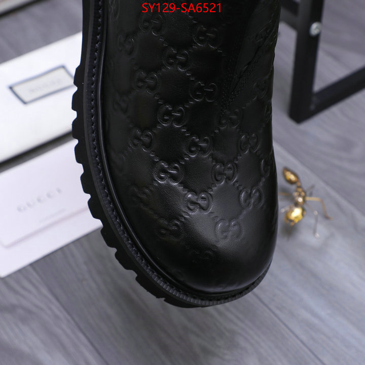 Men Shoes-Gucci 1:1 replica wholesale ID: SA6521 $: 129USD