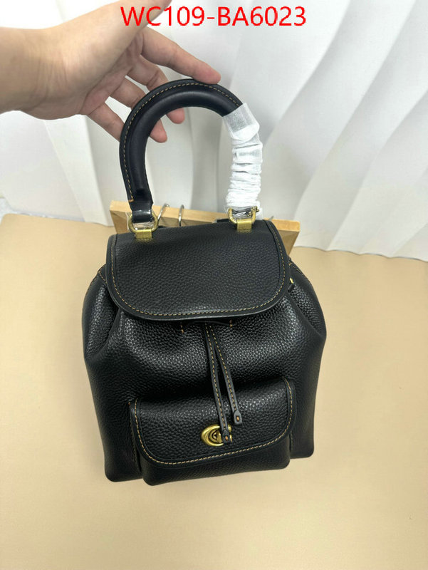 Coach Bags(4A)-Backpack- luxury cheap ID: BA6023 $: 109USD,