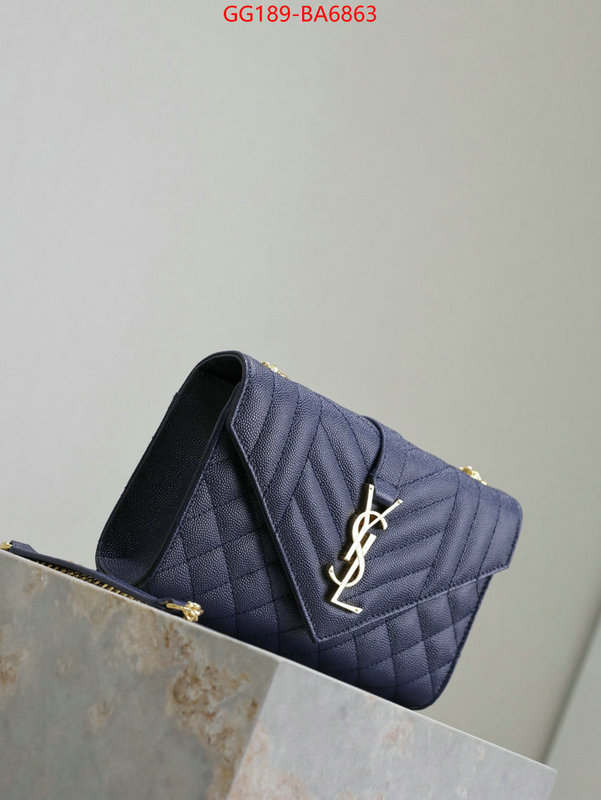 YSL Bags(TOP)-Envelope Series how to find replica shop ID: BA6863 $: 189USD,