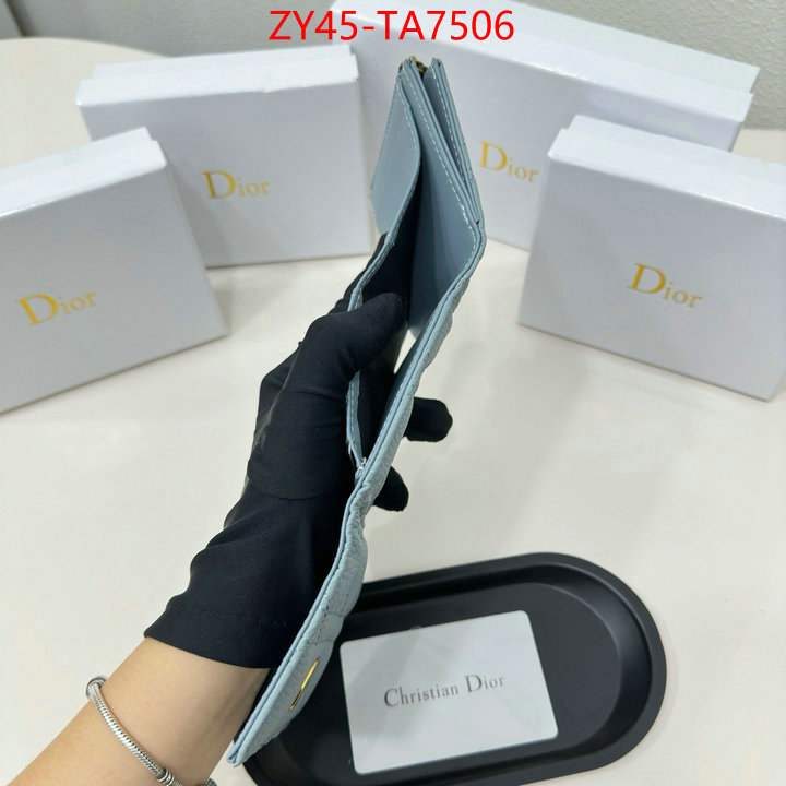 Dior Bags(4A)-Wallet- 7 star collection ID: TA7506 $: 45USD,