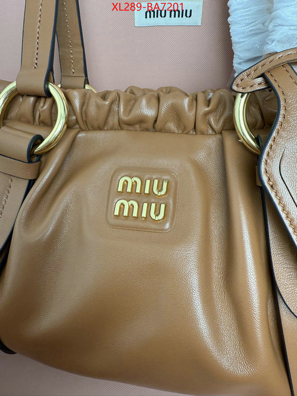 Miu Miu Bags(TOP)-Handbag- top designer replica ID: BA7201 $: 289USD,