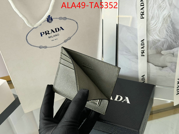 Prada Bags(TOP)-Wallet how to buy replcia ID: TA5352 $:49USD,