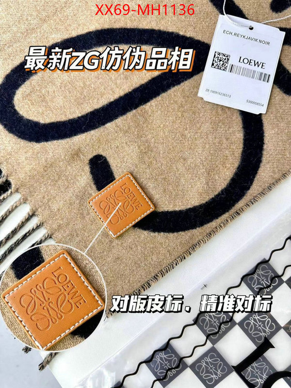 Scarf-Loewe brand designer replica ID: MH1136 $: 69USD