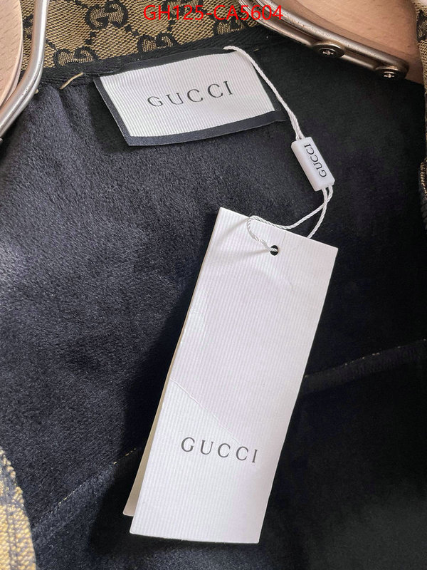 Clothing-Gucci designer wholesale replica ID: CA5604 $: 125USD