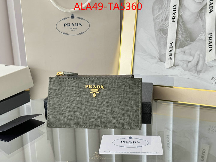 Prada Bags(TOP)-Wallet are you looking for ID: TA5360 $: 49USD,