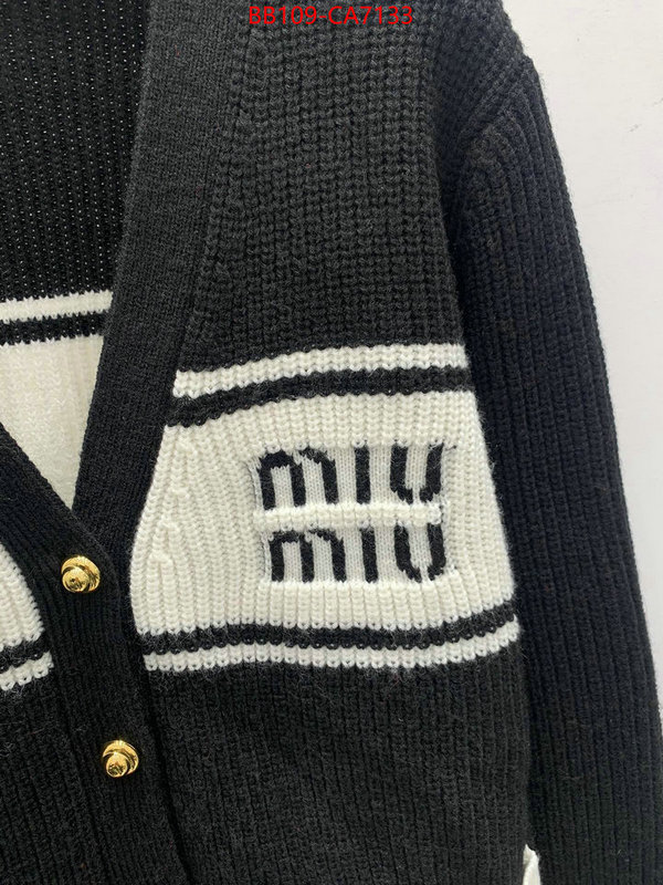 Clothing-MIU MIU buy best high-quality ID: CA7133 $: 109USD