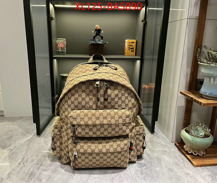 Gucci Bags(4A)-Backpack- fake aaaaa ID: BA5890 $: 125USD,