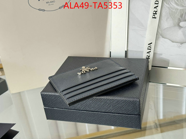 Prada Bags(TOP)-Wallet 7 star quality designer replica ID: TA5353 $: 49USD,