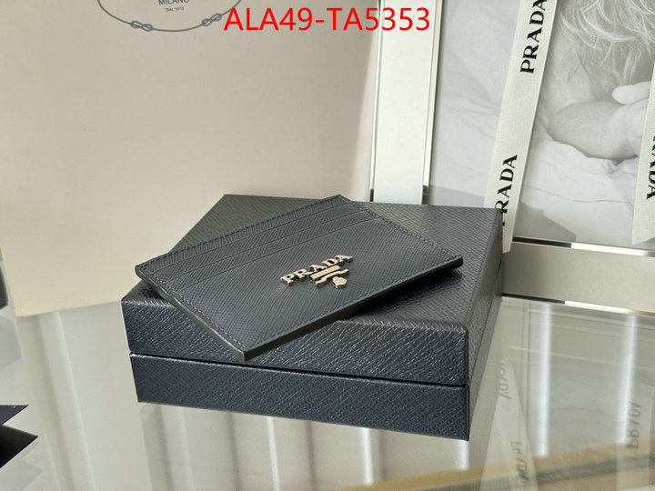 Prada Bags(TOP)-Wallet 7 star quality designer replica ID: TA5353 $: 49USD,