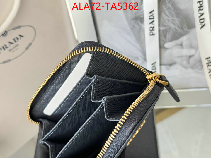 Prada Bags(TOP)-Wallet 2024 luxury replicas ID: TA5362 $: 72USD,