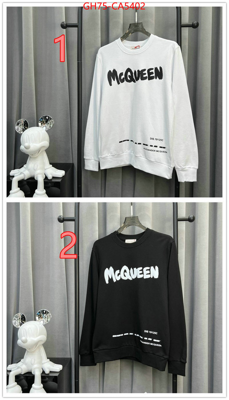 Clothing-Alexander Mcqueen 7 star quality designer replica ID: CA5402 $: 75USD