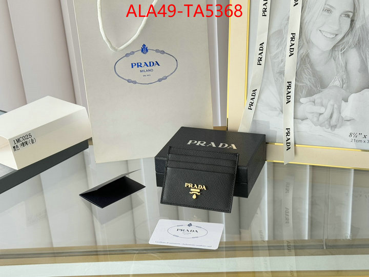 Prada Bags(TOP)-Wallet high quality replica ID: TA5368 $: 49USD,