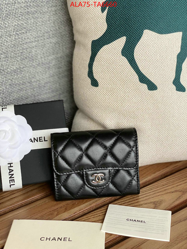 Chanel Bags(TOP)-Wallet- buy ID: TA6660 $: 75USD,