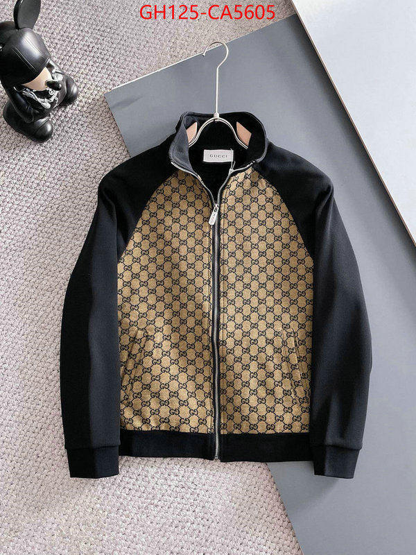 Clothing-Gucci designer 1:1 replica ID: CA5605 $: 125USD