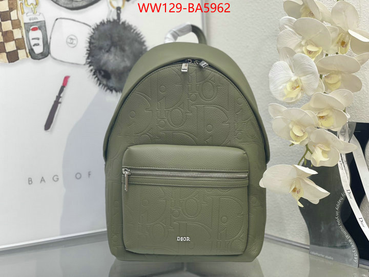 Dior Bags(4A)-Backpack- fake designer ID: BA5962