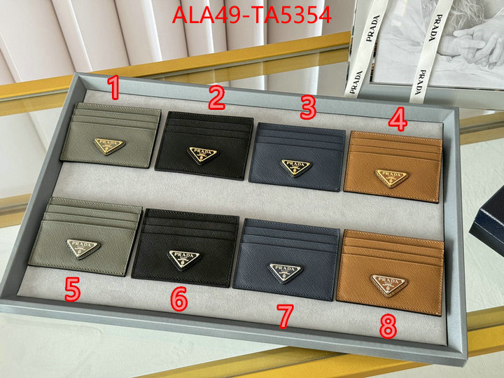 Prada Bags(TOP)-Wallet where to buy the best replica ID: TA5354 $: 49USD,