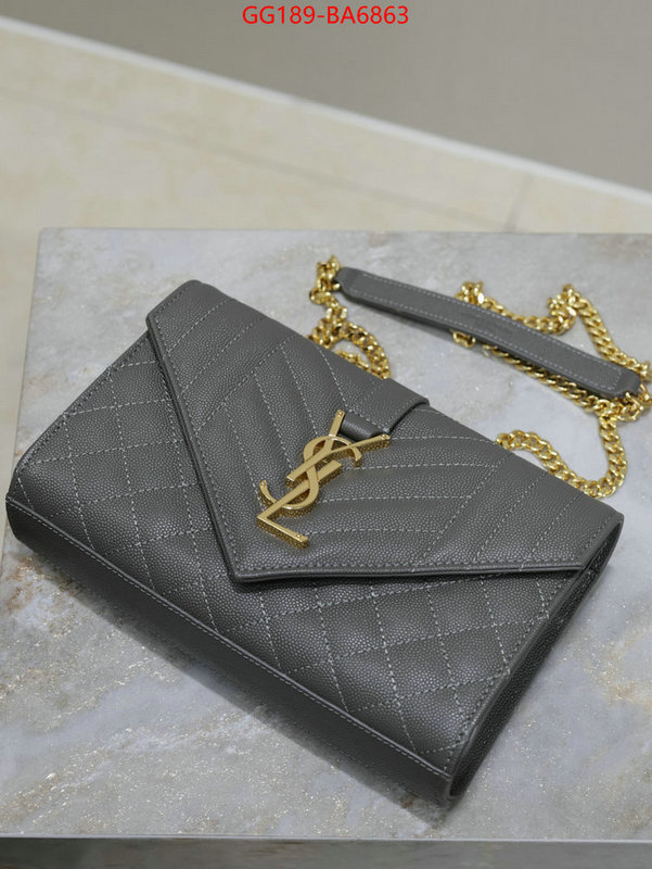 YSL Bags(TOP)-Envelope Series how to find replica shop ID: BA6863 $: 189USD,