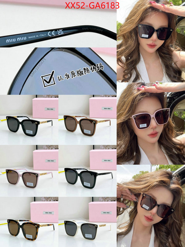 Glasses-Miu Miu aaaaa replica designer ID: GA6183 $: 52USD