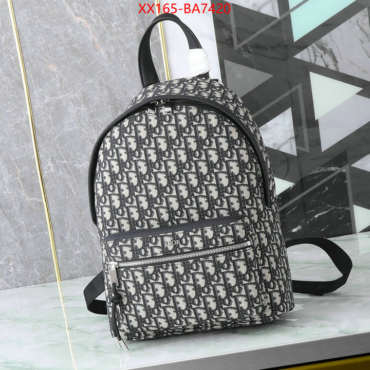 Dior Bags(TOP)-Backpack- buy 2024 replica ID: BA7420 $: 165USD,