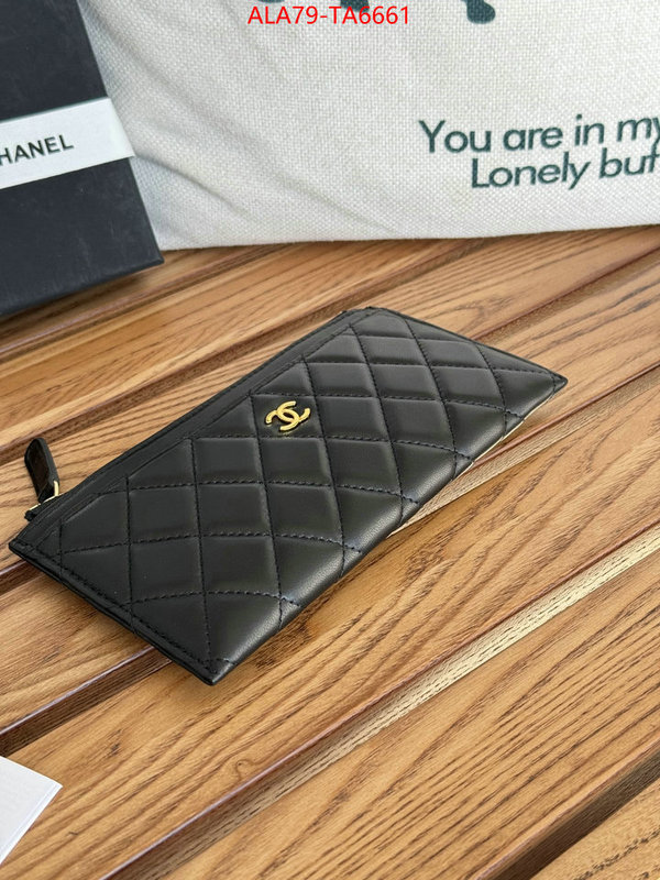 Chanel Bags(TOP)-Wallet- 1:1 replica ID: TA6661 $: 79USD,