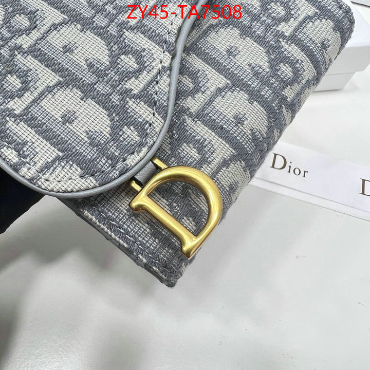 Dior Bags(4A)-Wallet- fashion ID: TA7508 $: 45USD,