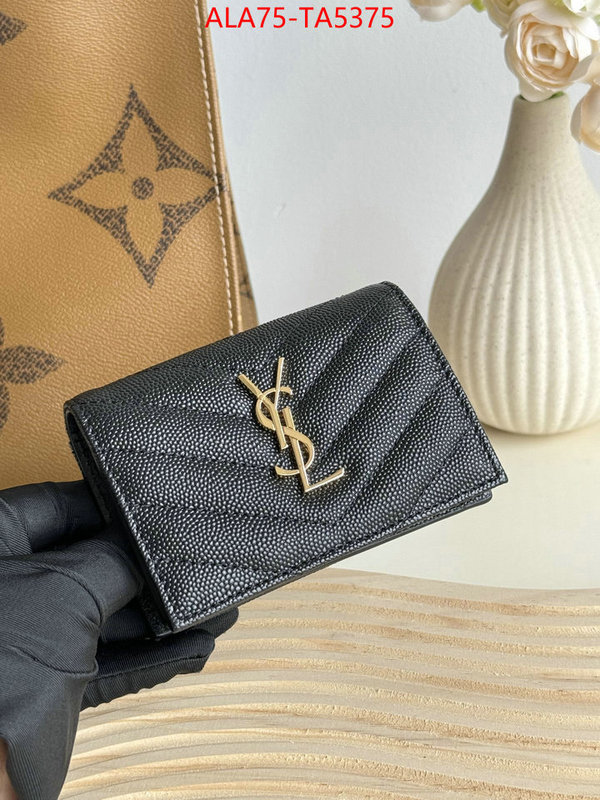 YSL Bags(TOP)-Wallet- replicas buy special ID: TA5375 $: 75USD,