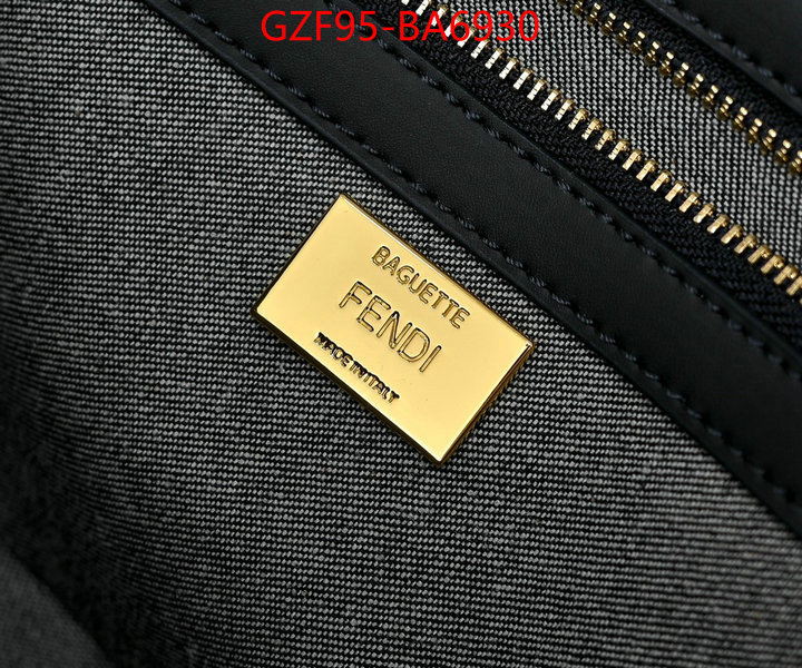 Fendi Bags(4A)-Baguette- cheap wholesale ID: BA6930 $: 95USD,