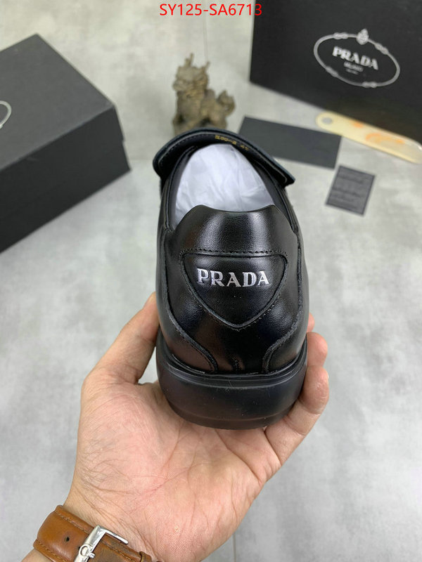 Men shoes-Prada what are the best replica ID: SA6713 $: 125USD