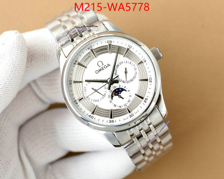 Watch(TOP)-Omega how to buy replcia ID: WA5778 $: 215USD