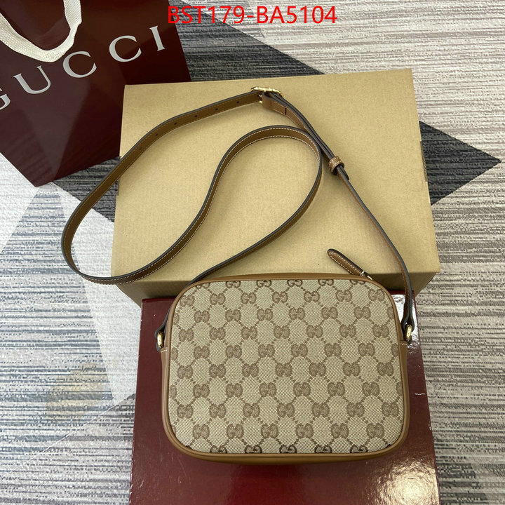 Gucci Bags(TOP)-Crossbody- unsurpassed quality ID: BA5104 $: 179USD,