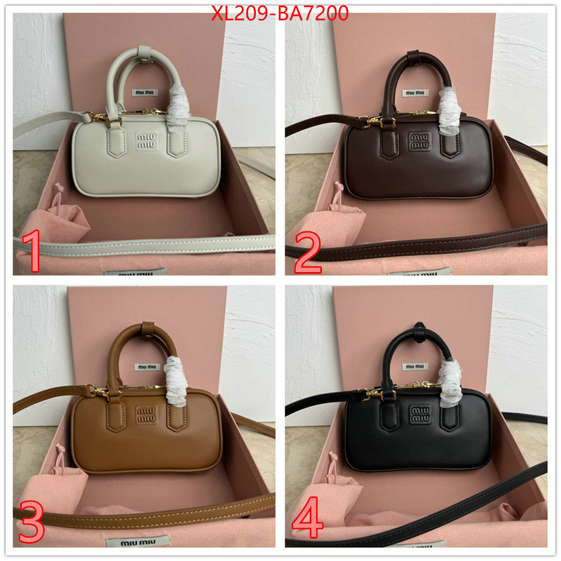 Miu Miu Bags(TOP)-Crossbody- best capucines replica ID: BA7200 $: 209USD,