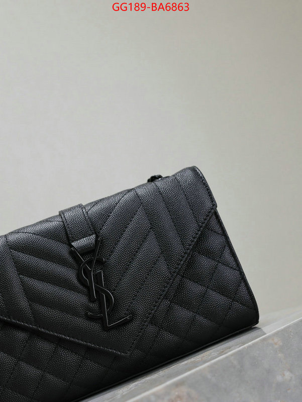 YSL Bags(TOP)-Envelope Series how to find replica shop ID: BA6863 $: 189USD,