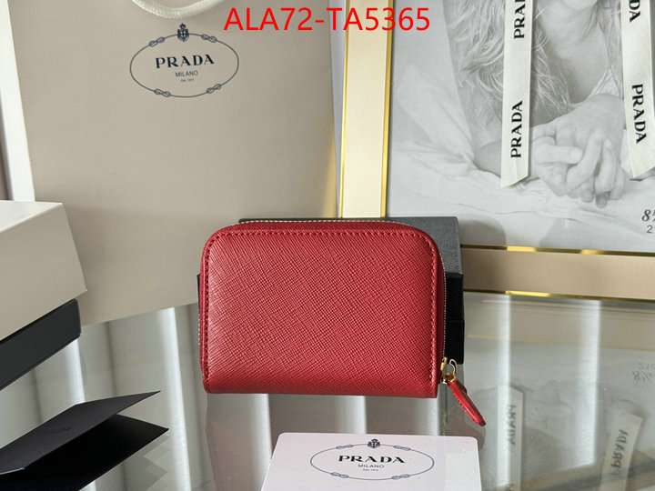 Prada Bags(TOP)-Wallet mirror copy luxury ID: TA5365 $: 72USD,