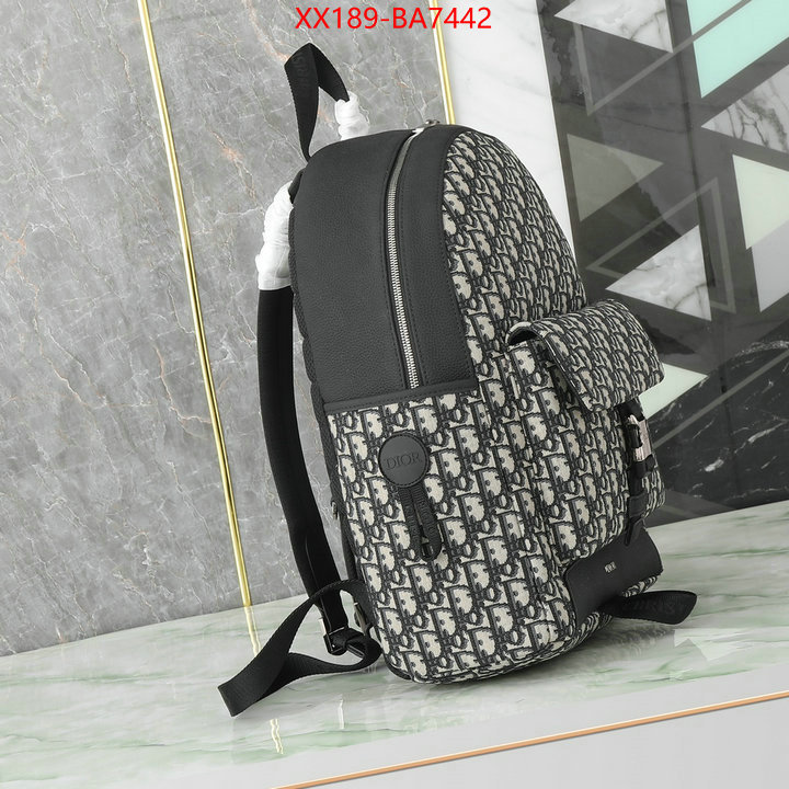 Dior Bags(TOP)-Backpack- copy aaaaa ID: BA7442 $: 189USD,