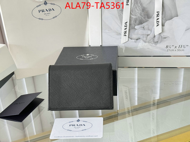 Prada Bags(TOP)-Wallet is it illegal to buy dupe ID: TA5361 $: 79USD,