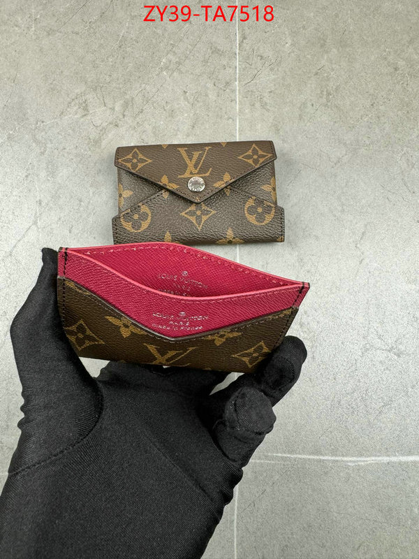 LV Bags(4A)-Wallet mirror copy luxury ID: TA7518 $: 39USD,