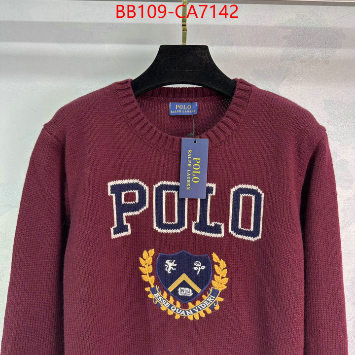 Clothing-Polo designer wholesale replica ID: CA7142 $: 109USD