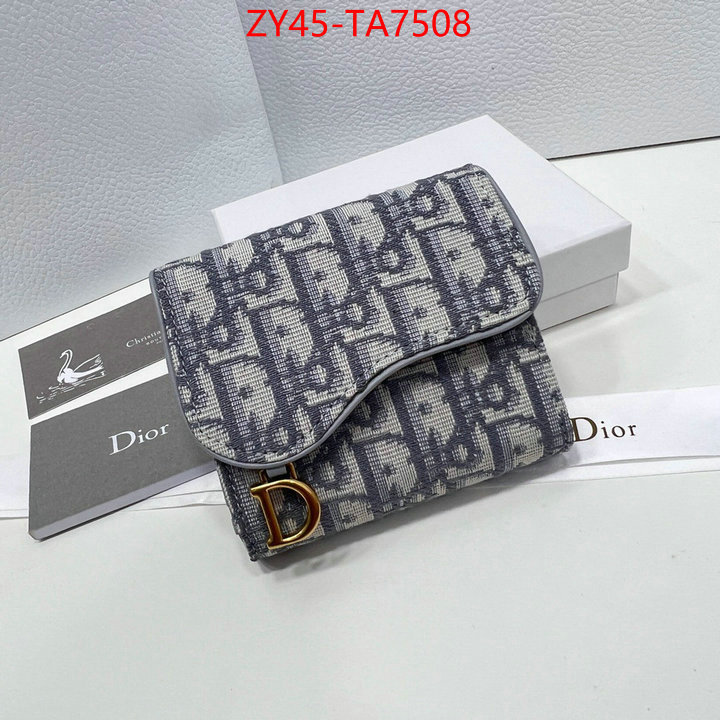 Dior Bags(4A)-Wallet- fashion ID: TA7508 $: 45USD,