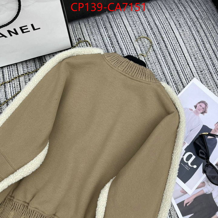 Clothing-Chanel 2024 aaaaa replica customize ID: CA7151 $: 139USD