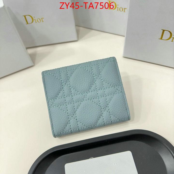 Dior Bags(4A)-Wallet- 7 star collection ID: TA7506 $: 45USD,