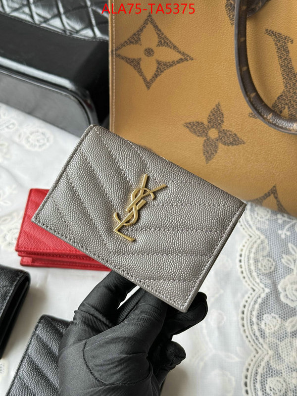 YSL Bags(TOP)-Wallet- replicas buy special ID: TA5375 $: 75USD,