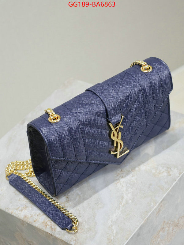 YSL Bags(TOP)-Envelope Series how to find replica shop ID: BA6863 $: 189USD,