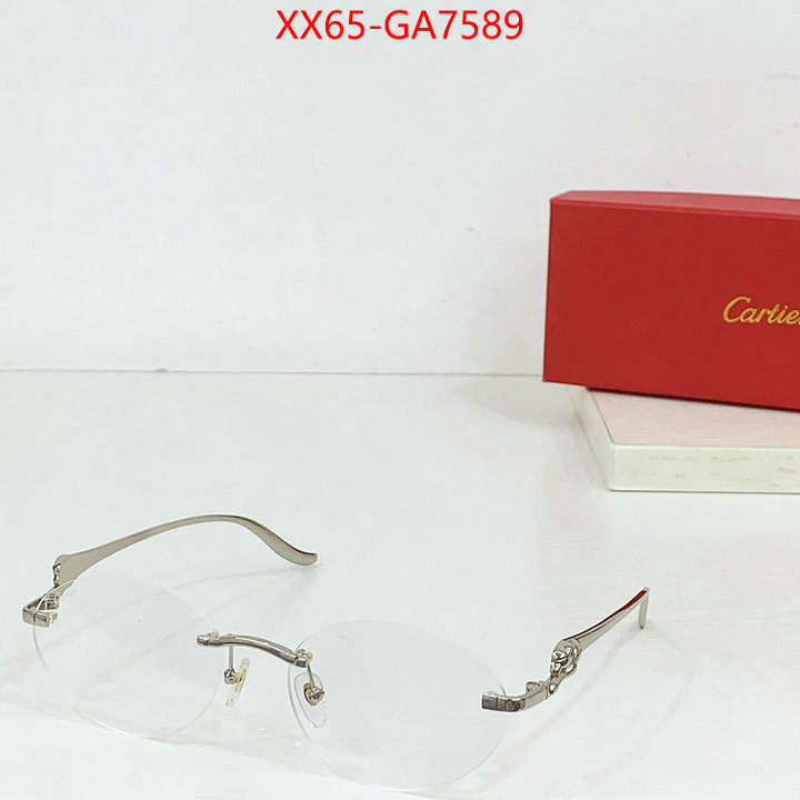 Glasses-Cartier best knockoff ID: GA7589 $: 65USD