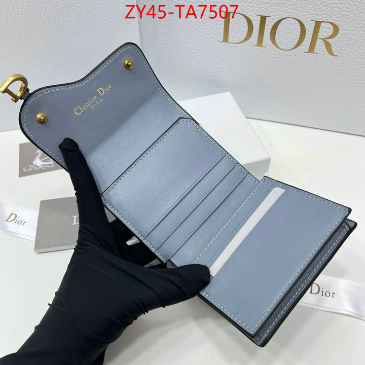 Dior Bags(4A)-Wallet- is it illegal to buy dupe ID: TA7507 $: 45USD,