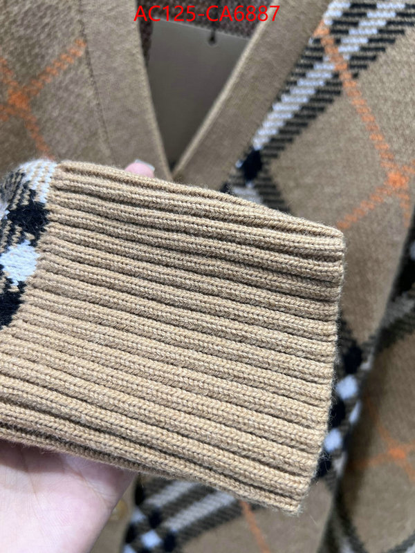 Clothing-Burberry knockoff highest quality ID: CA6887 $: 125USD