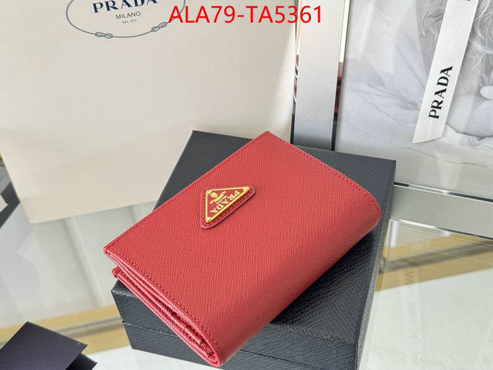 Prada Bags(TOP)-Wallet is it illegal to buy dupe ID: TA5361 $: 79USD,