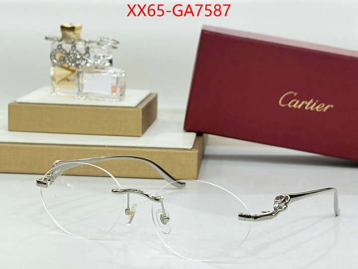 Glasses-Cartier luxury shop ID: GA7587 $: 65USD