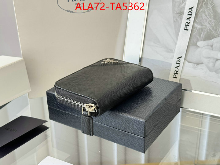 Prada Bags(TOP)-Wallet 2024 luxury replicas ID: TA5362 $: 72USD,