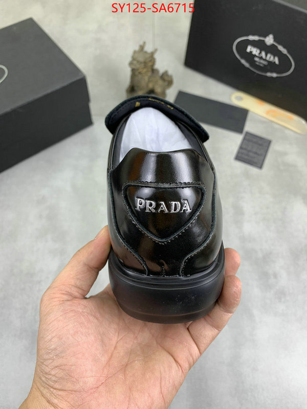 Men shoes-Prada aaaaa+ replica ID: SA6715 $: 125USD