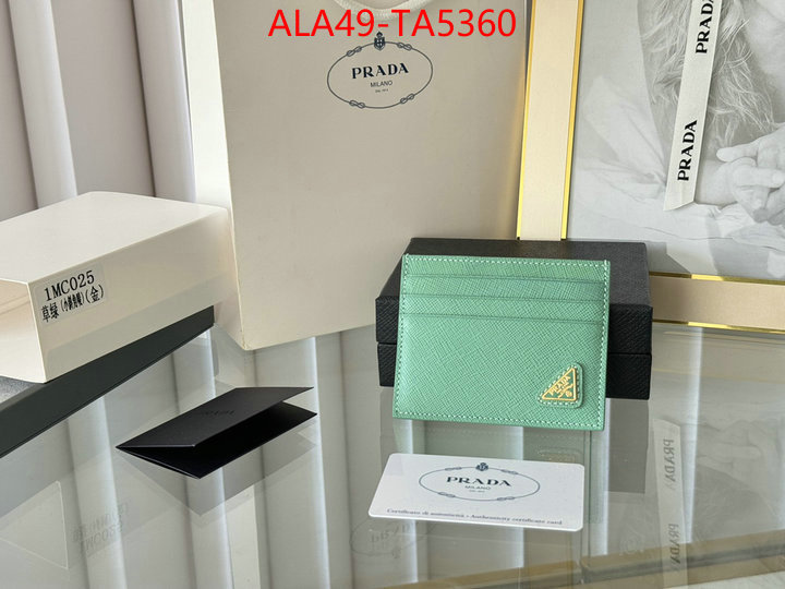 Prada Bags(TOP)-Wallet are you looking for ID: TA5360 $: 49USD,